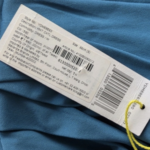 Blue Garment with Tags - Picture 2 of 4